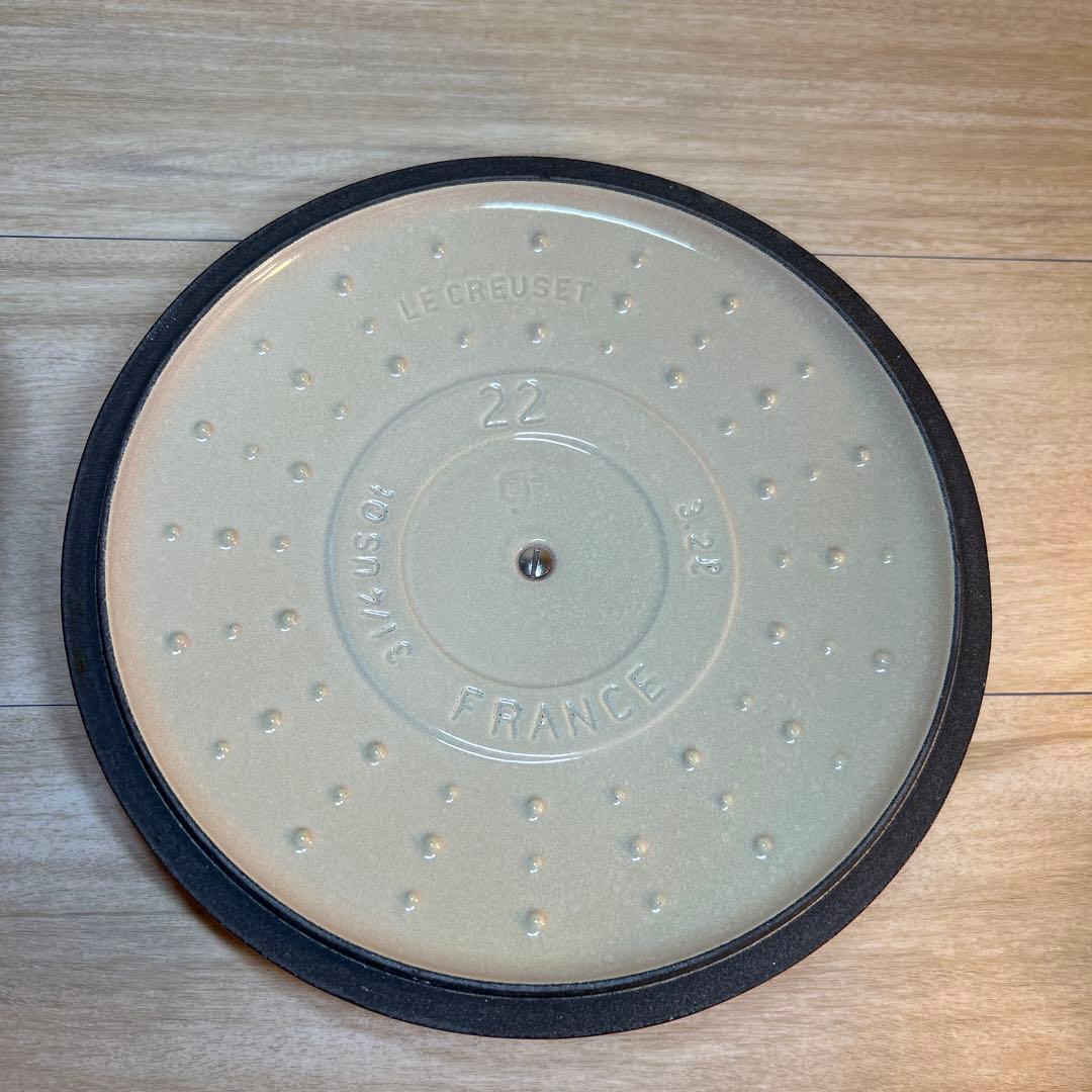 ルクルーゼ　センセーション　ココット　22cm チェリーレッド 両手鍋 鍋