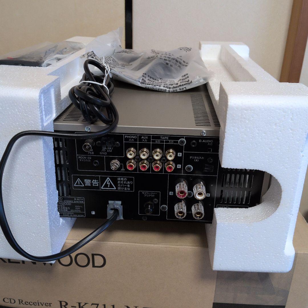 未使用に近いKENWOOD R-K711-N CDレシーバー ゴールド動作確認済