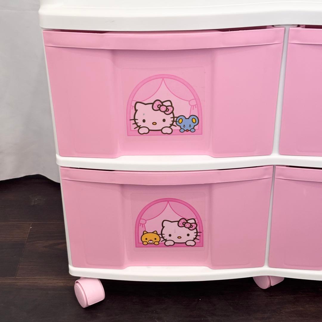 希少！レア！キティ ちゃん キッズ チェストハンガー 収納 ラック 新生活