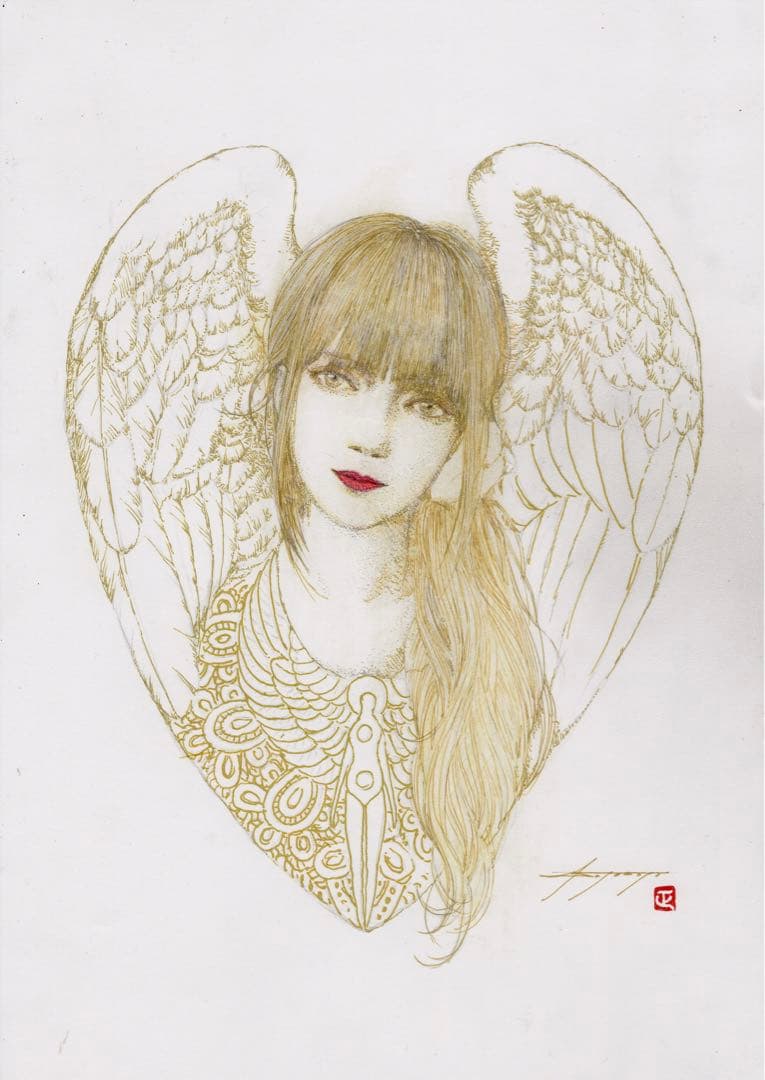 マリアの心臓 Maria's Heart 【肉筆絵画】