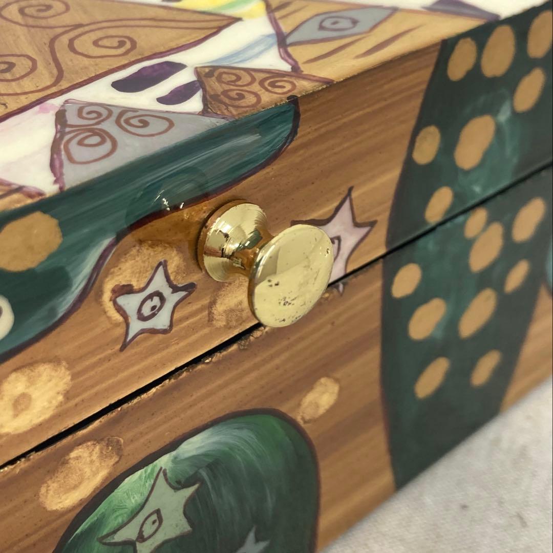 【N】工芸品 収納ケース アクセサリーケース