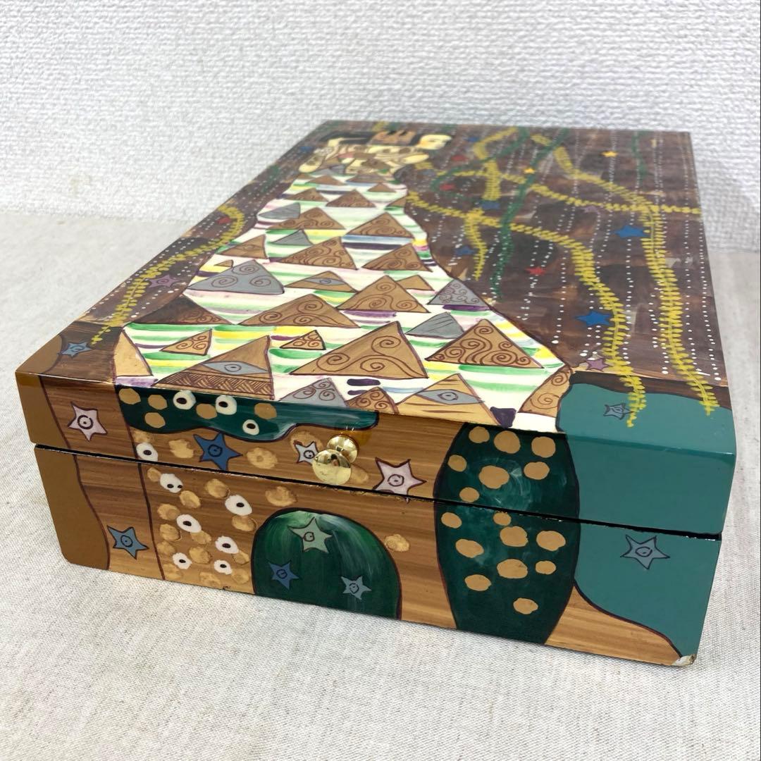【N】工芸品 収納ケース アクセサリーケース