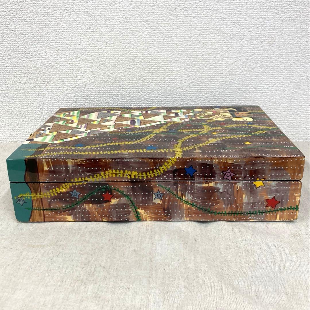 【N】工芸品 収納ケース アクセサリーケース