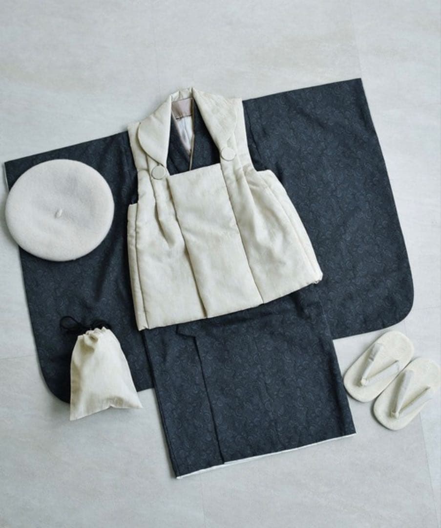 着物 七五三３歳用被布コートセット 男の子 ひよこ商店 キッズ 子供 男の子