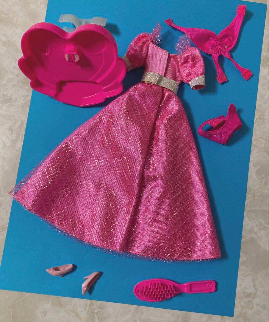 バービー　Sun Jewel 1993年製+ドレス+ドールスタンド　レア