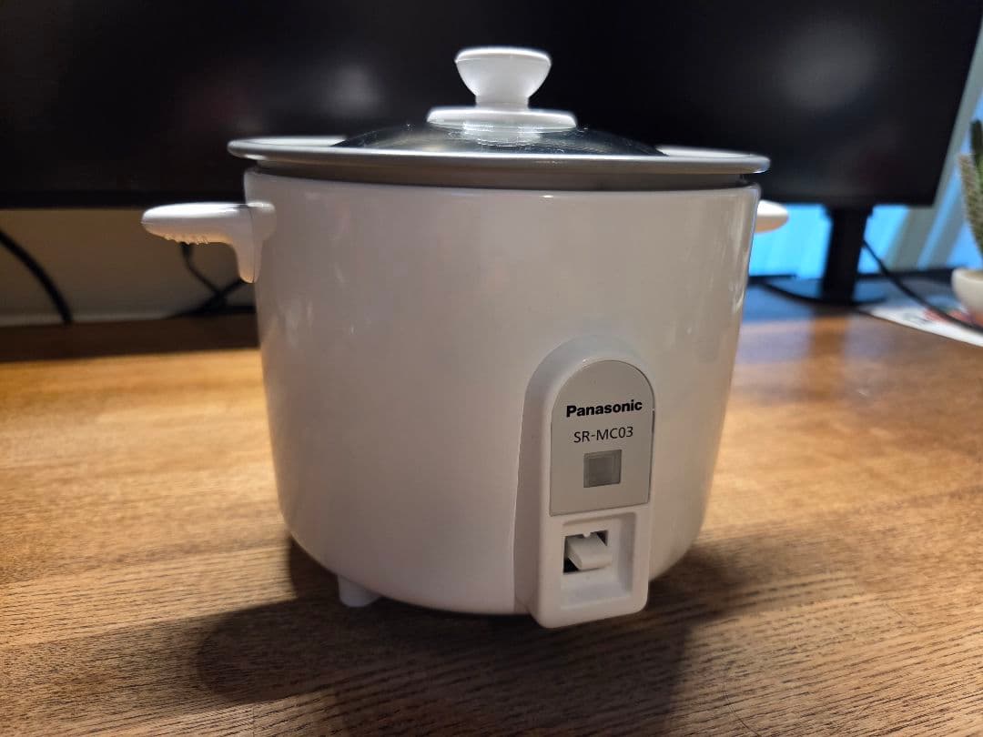 Panasonic 炊飯器 SR-MC03 ホワイト