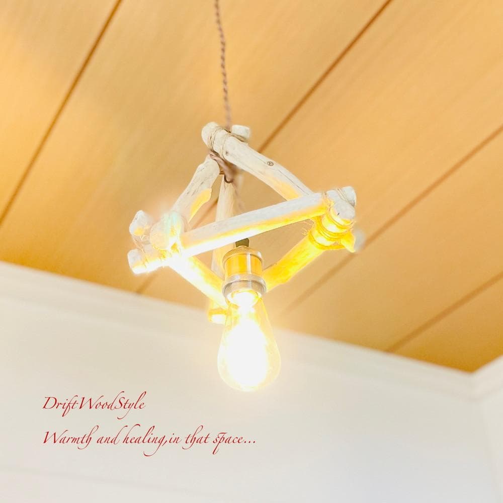 流木インテリア 流木シェード ペンダントライト 照明 LED 間接照明 N60