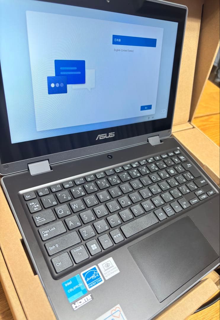 ASUS ノートPC windows11
