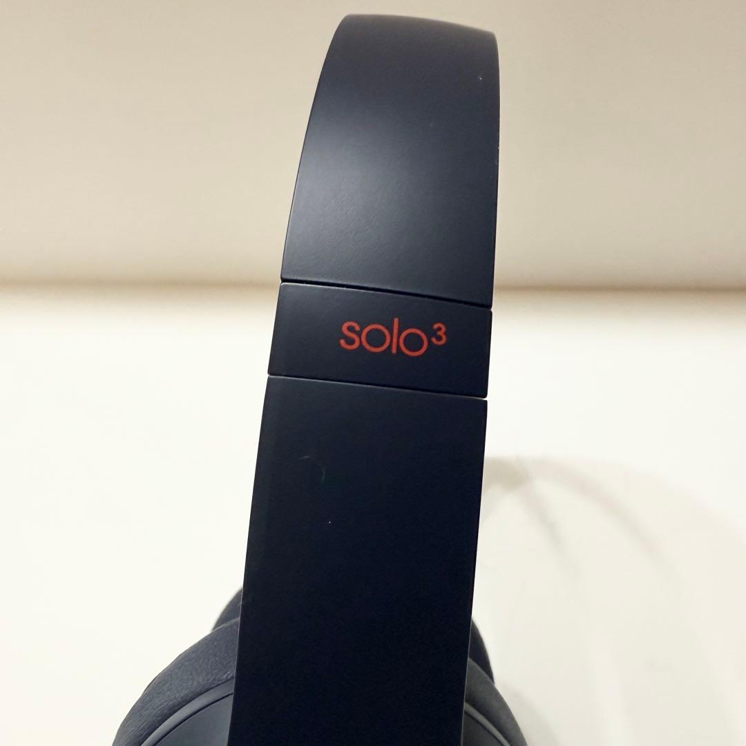美品 動作品★beats solo3 ワイヤレスヘッドホン ネイビー A1796