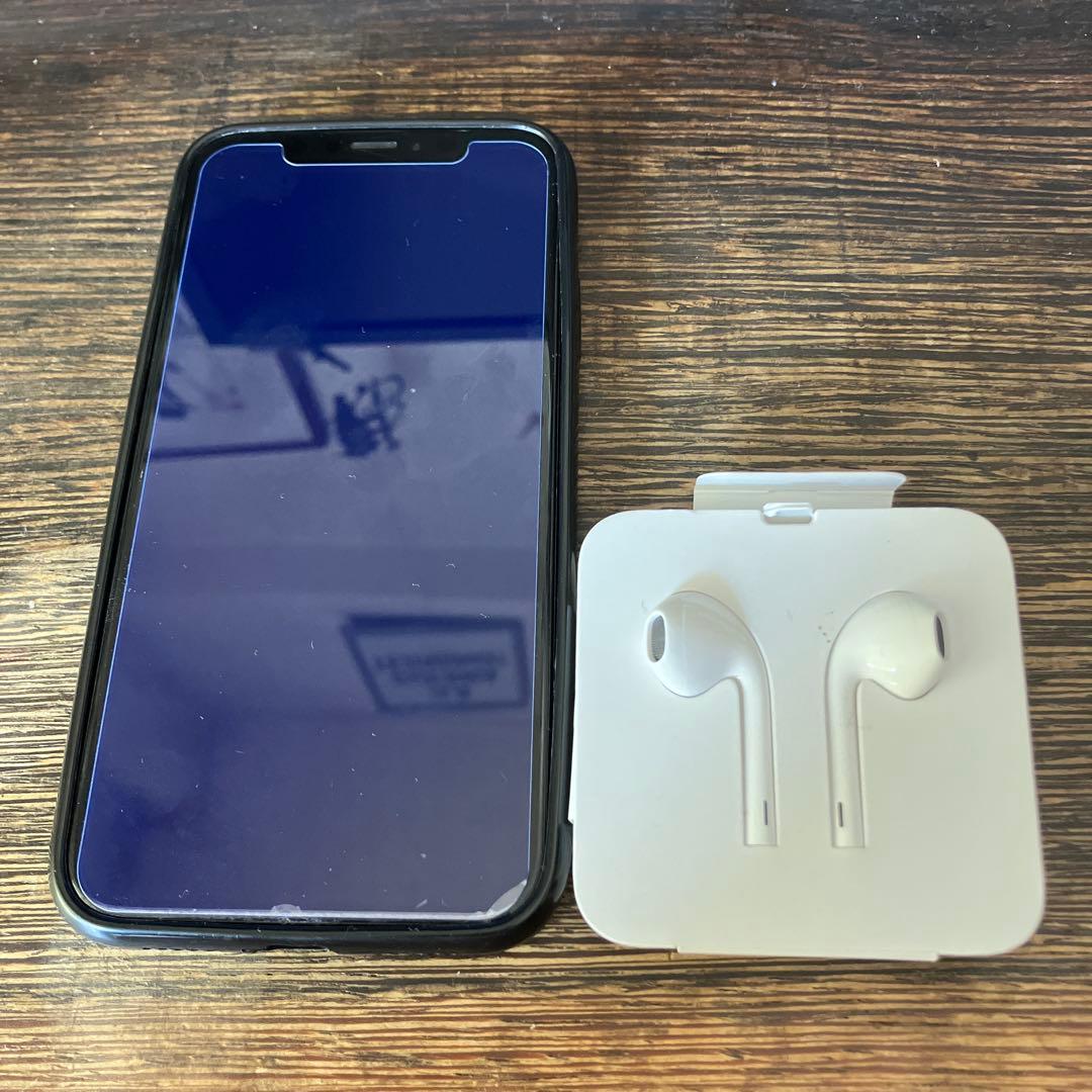 Apple iPhone X 本体　64G イヤホン付