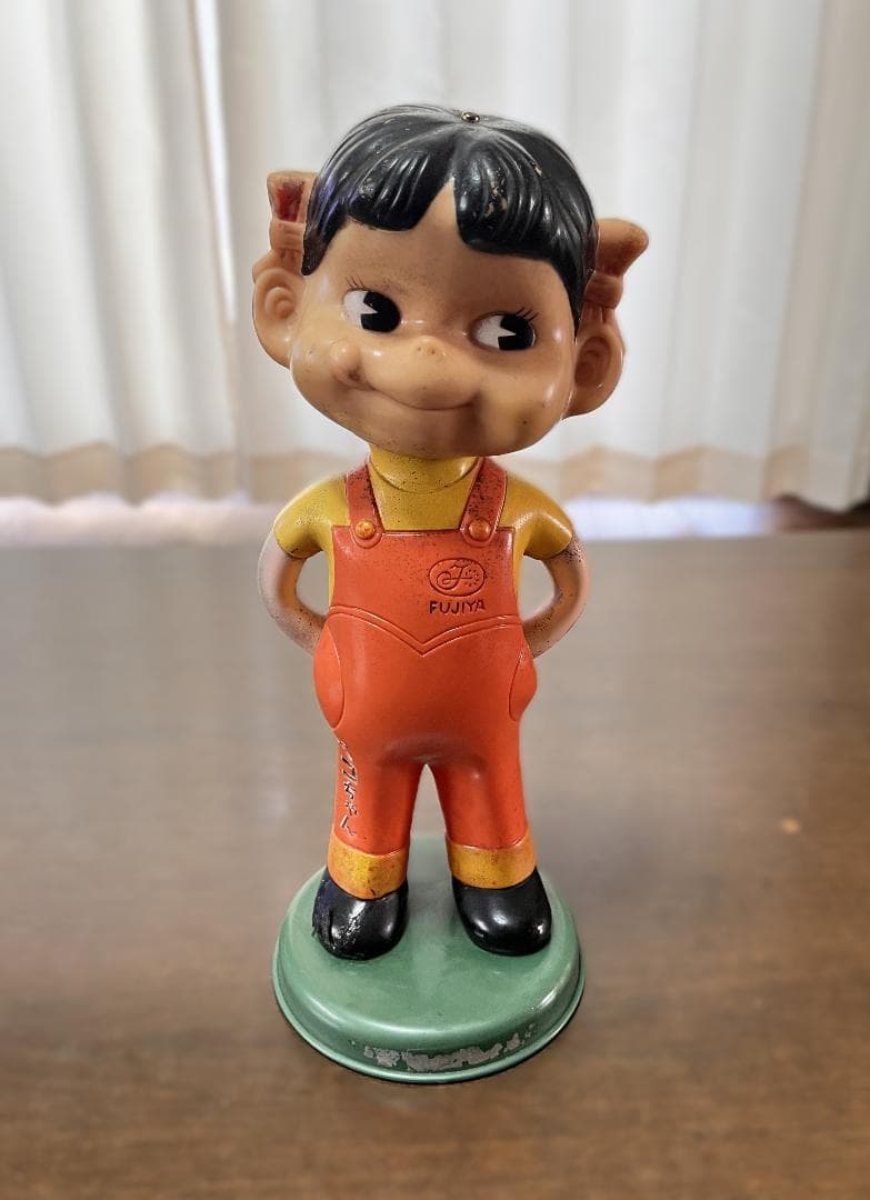 ペコちゃん人形　不二家　FUJIYA　マスコット人形　ペコちゃん　アンティーク