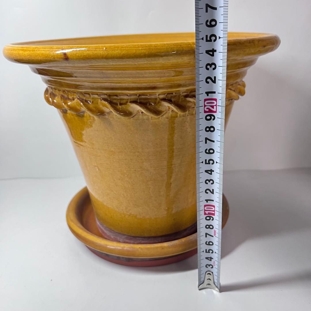 Whichford ウィッチフォード 植木鉢 塗り鉢 イエロー