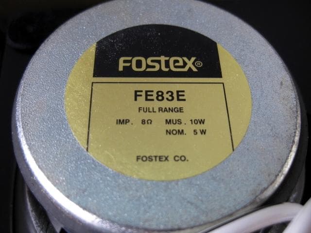 FOSTEX　フルレンジスピーカー　 ペア