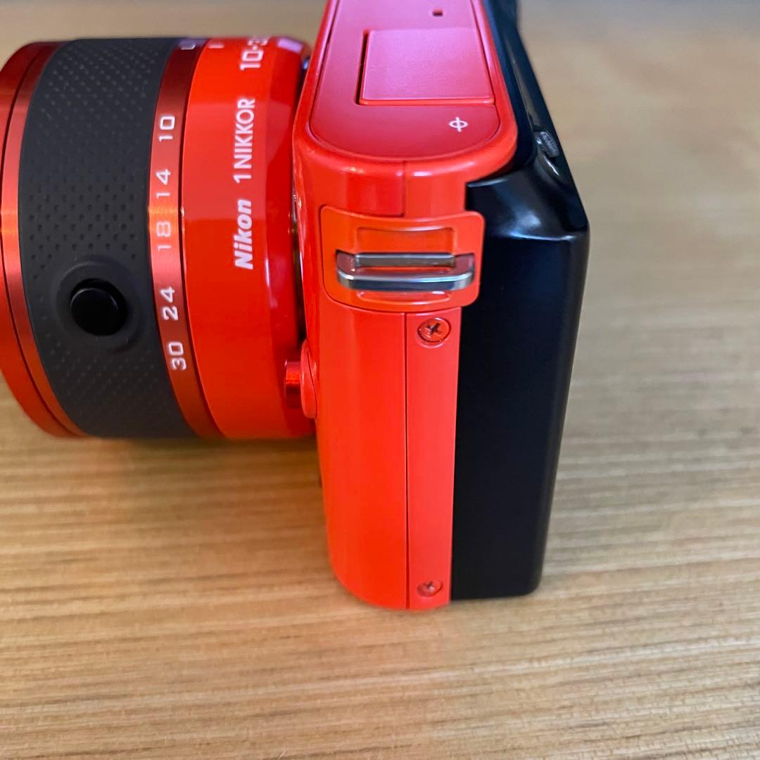 Nikon1 J2 ミラーレス一眼 ニコン オレンジ レンズキット