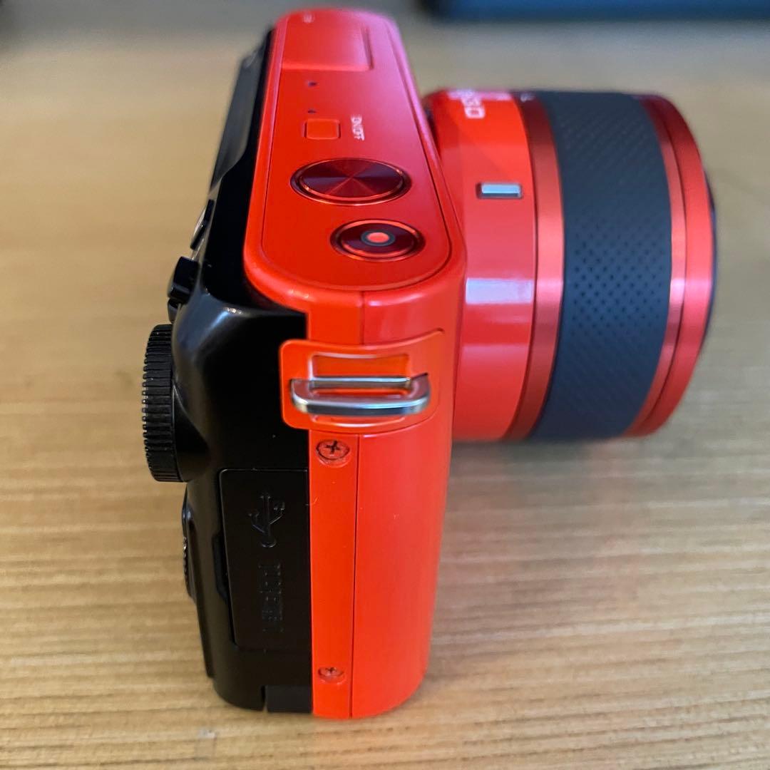 Nikon1 J2 ミラーレス一眼 ニコン オレンジ レンズキット