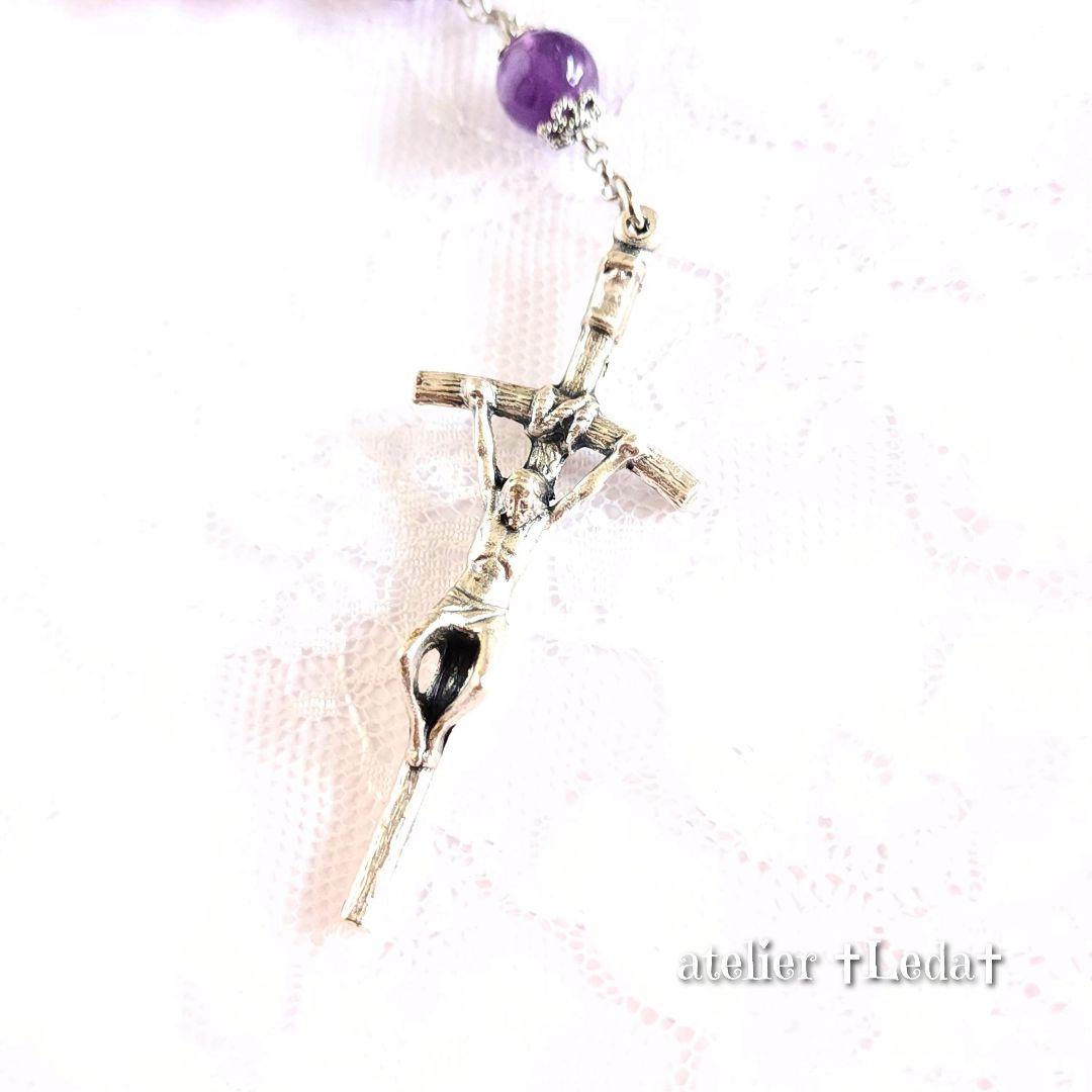 ☆ラベンダーアメジスト ロザリオ☆ ~Lavender Amethyst~