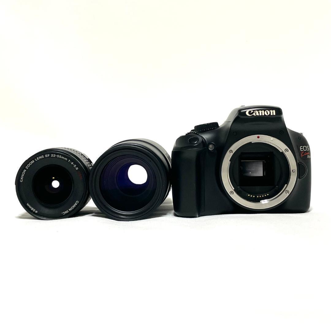 思い出まるごと残せる❣️ Canon EOS Kiss X50 Wレンズセット