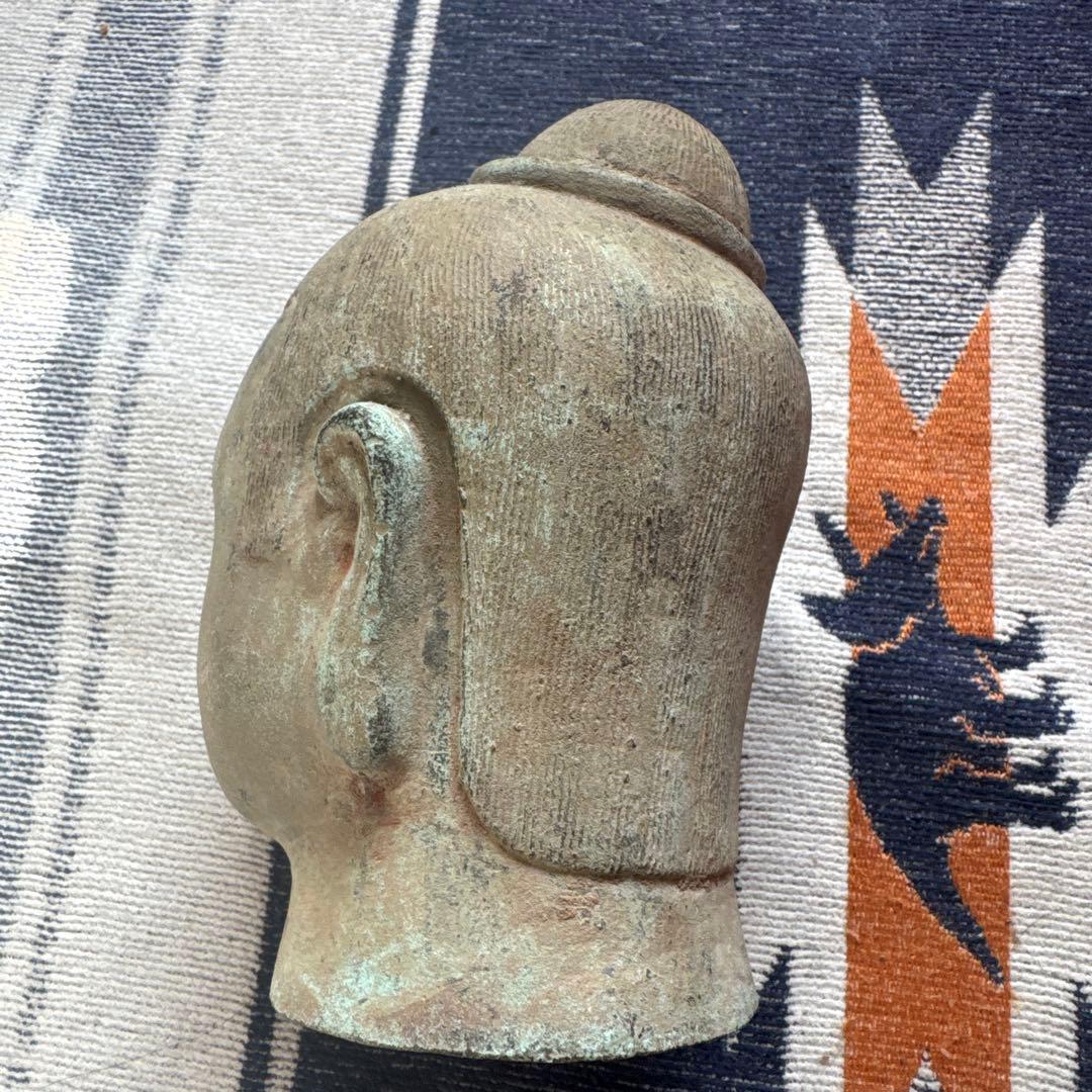 カンボジア アンコールワット 仏像 仏頭 仏教美術 クメール美術 バイヨン 鋳物