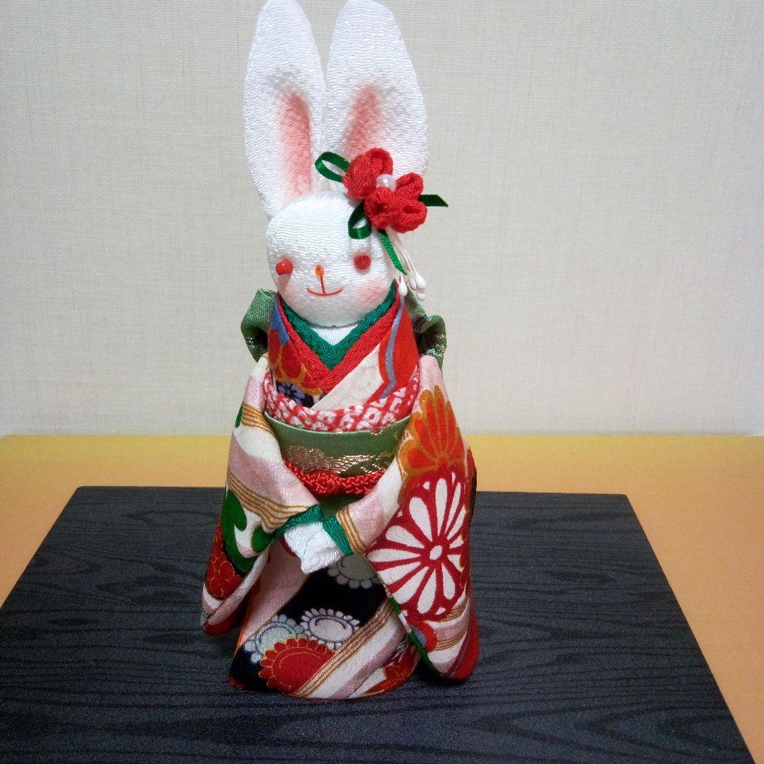 ちりめん細工　振り袖うさこさん イモウトカフェ