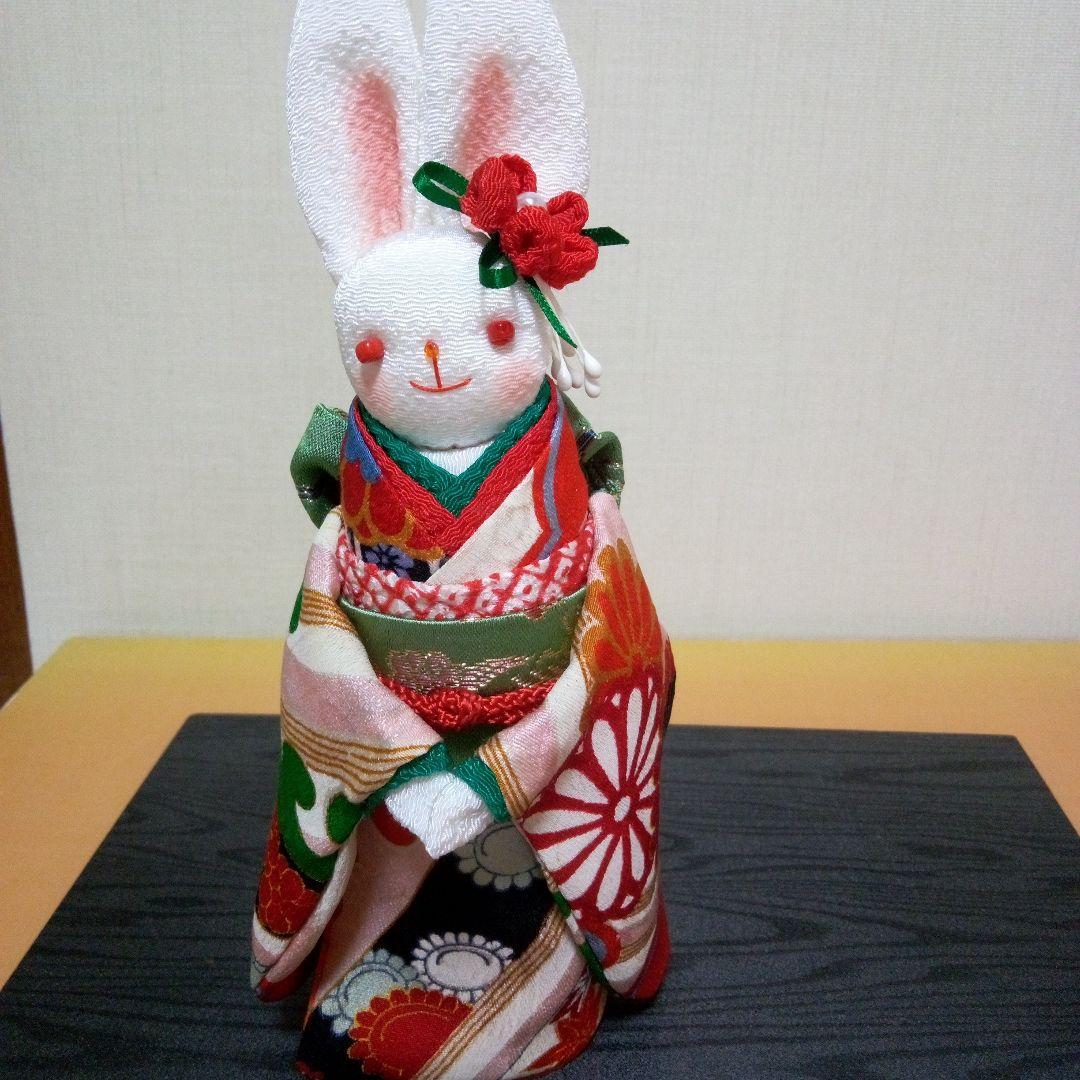 ちりめん細工　振り袖うさこさん イモウトカフェ