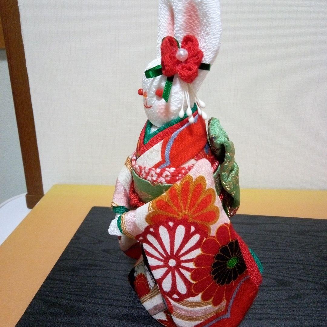 ちりめん細工　振り袖うさこさん イモウトカフェ