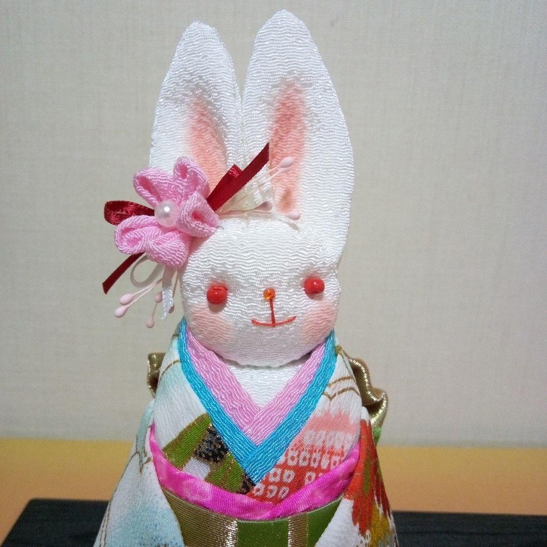 ちりめん細工　振り袖うさこさん イモウトカフェ