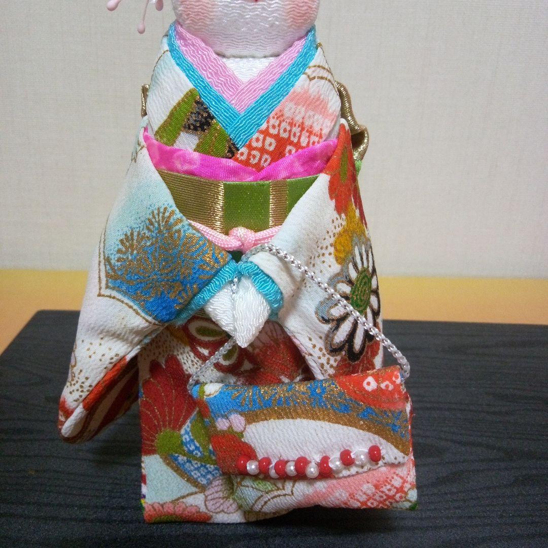 ちりめん細工　振り袖うさこさん イモウトカフェ