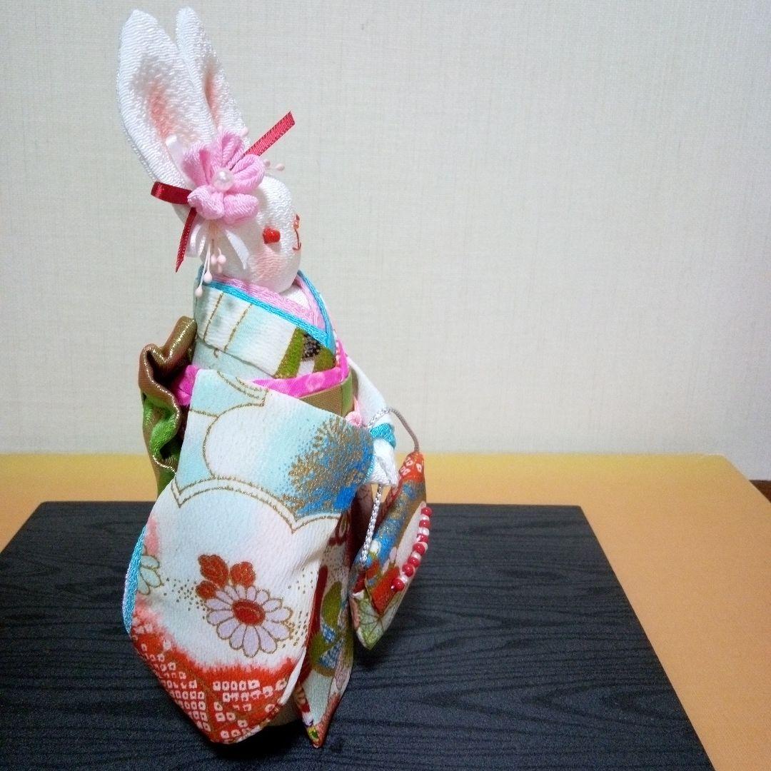 ちりめん細工　振り袖うさこさん イモウトカフェ