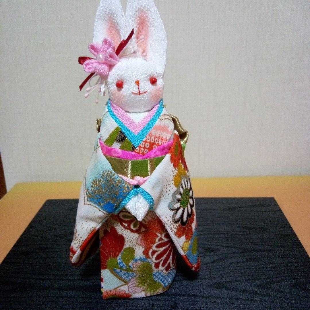 ちりめん細工　振り袖うさこさん イモウトカフェ