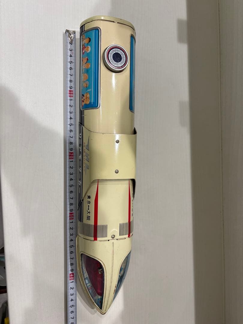 たかこ　レトロブリキ　リニアモーターカー 日本製 クリーム色