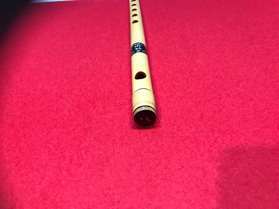 横笛286篠笛/8本調子/獅子田（竹水）/中古品