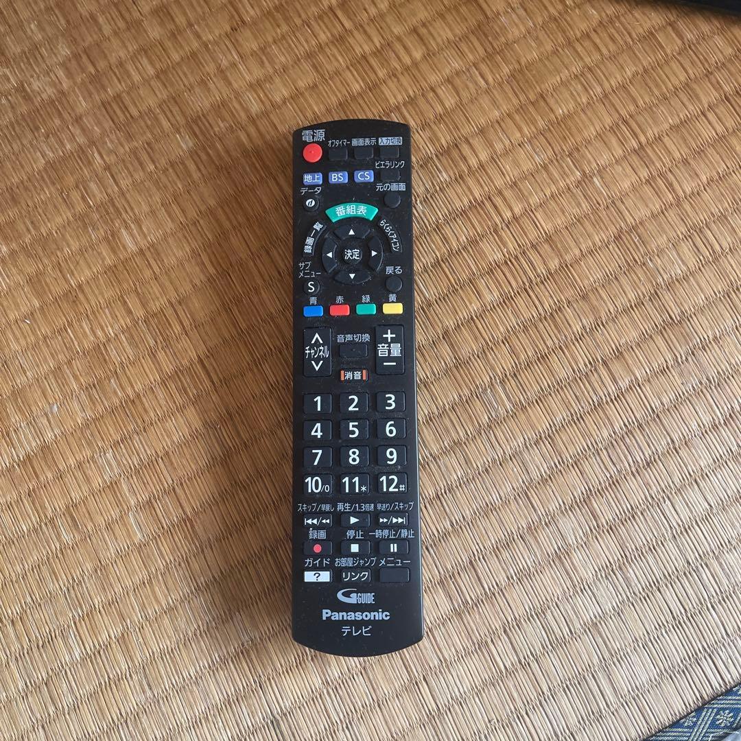 Panasonic 液晶テレビ 本体 リモコン付き