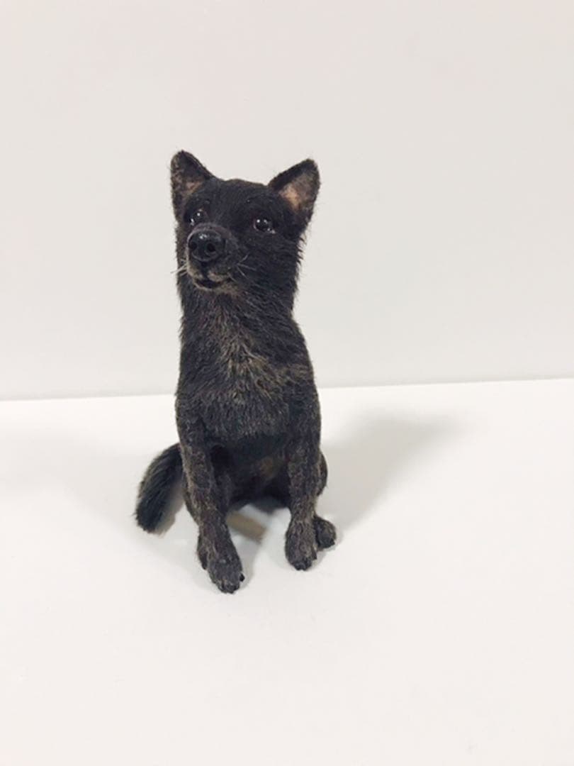羊毛フェルト　リアルの犬　sold