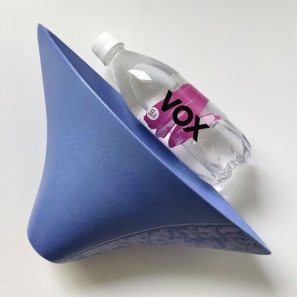 池坊 花器 立花 生け花 草月 自由花 ラッパ パープル 陶炎窯 パープル 紫