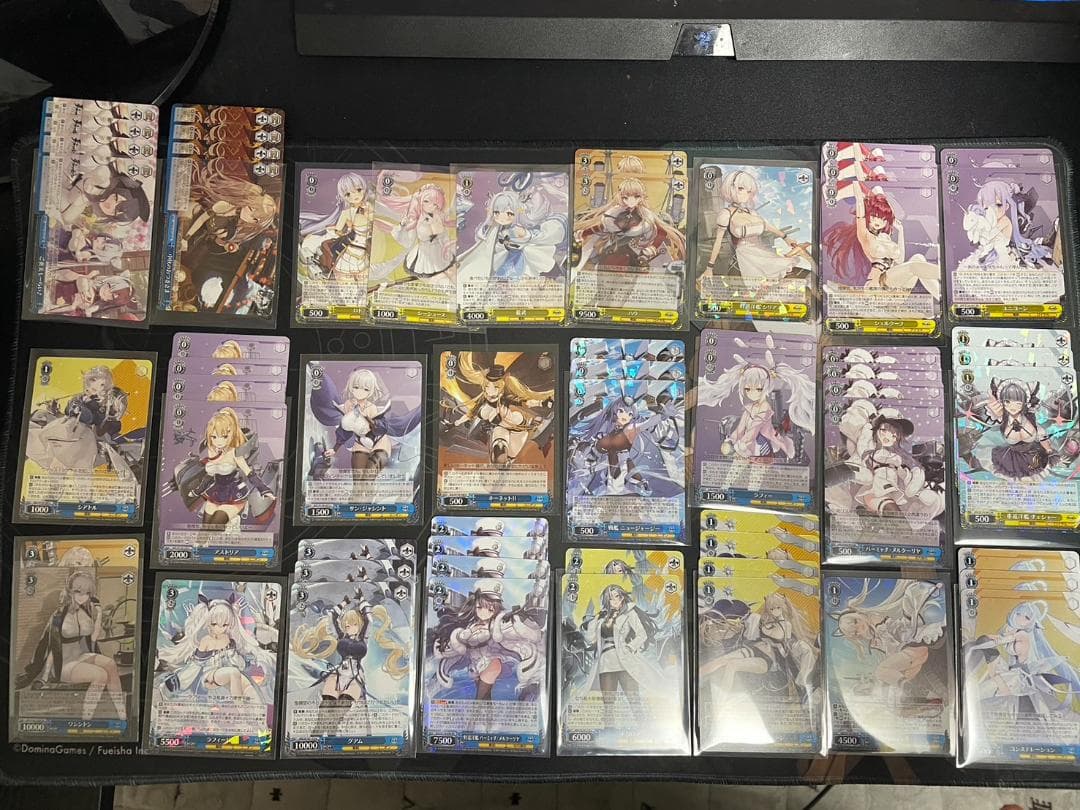 ヴァイスシュヴァルツ アズールレーン 8門デッキ + 豪華組換パーツ付！