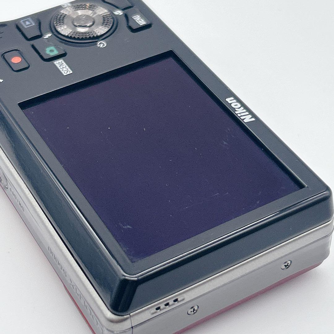 【美品】Nikon COOLPIX S6000 レッド 箱付き 付属品あり