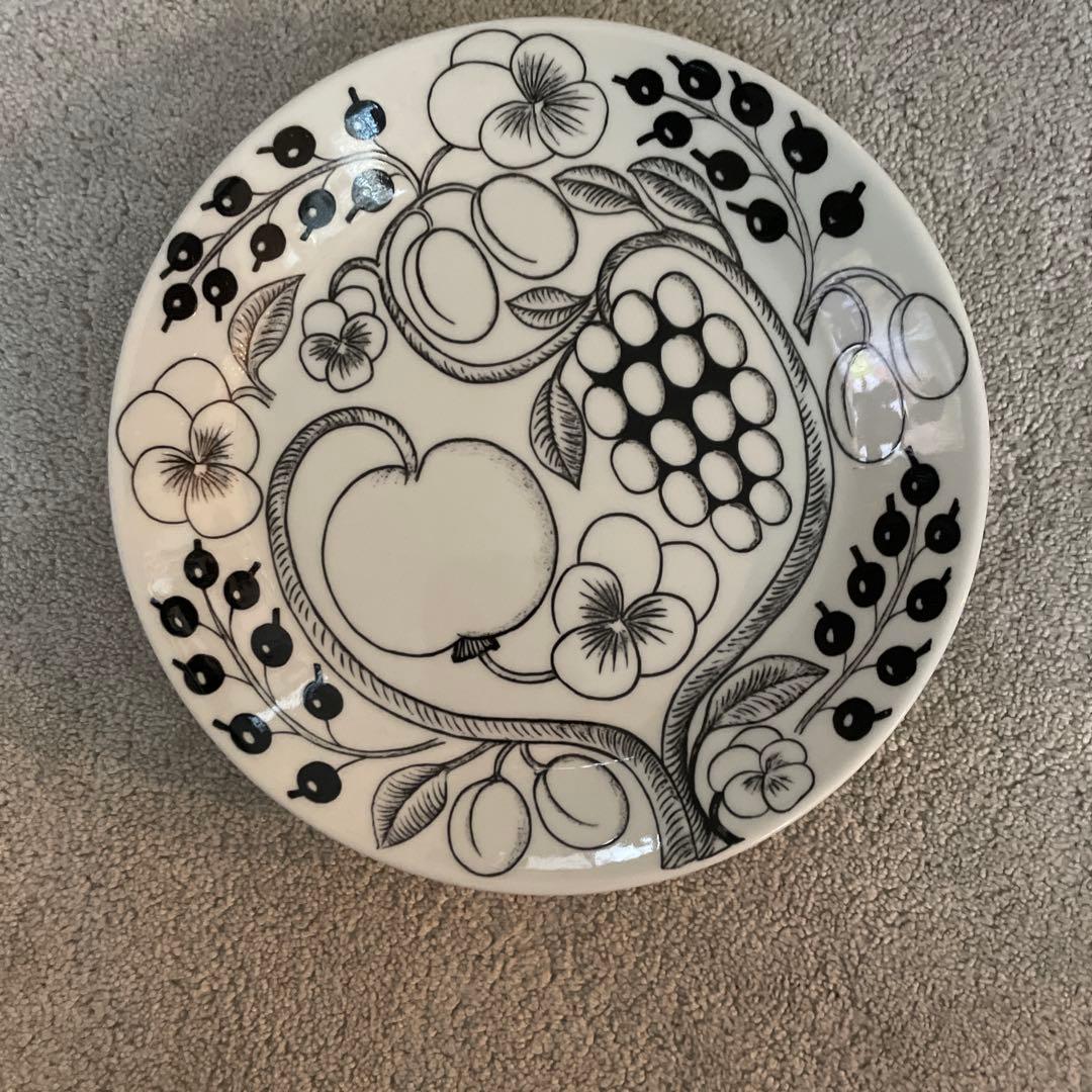 ARABIA Paratiisi 果物模様 陶磁器皿 4枚セット 21cm