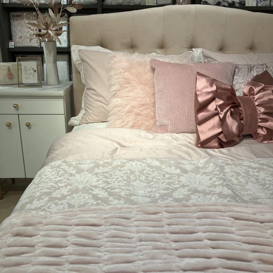 【美品】Francfranc ダブルサイズ ベッドフレームのみ