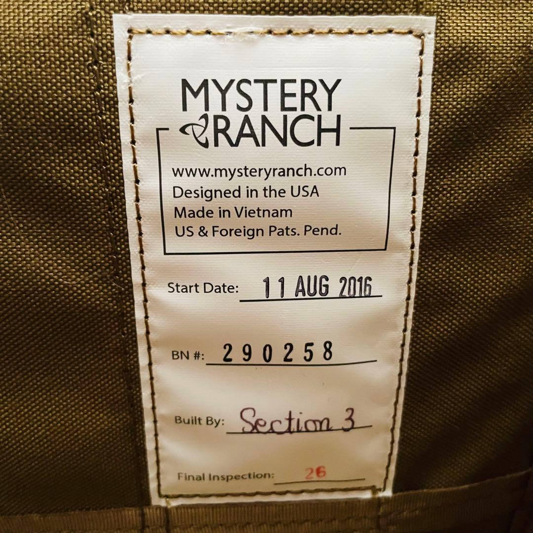 ミステリーランチ スイートピー スティックイット付 コヨーテ 美品