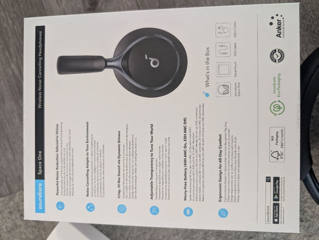 ☆ soundcore Space One ワイヤレスヘッドホン 美品 ☆