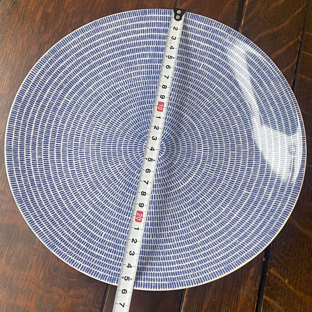 アラビア24hアベック プレート 26cm ブルー2枚セット