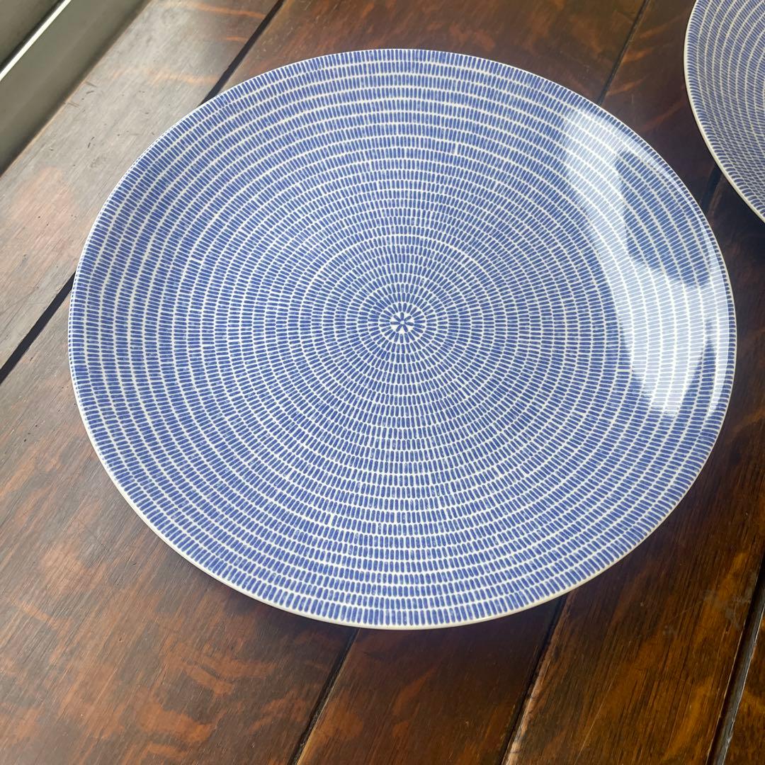 アラビア24hアベック プレート 26cm ブルー2枚セット