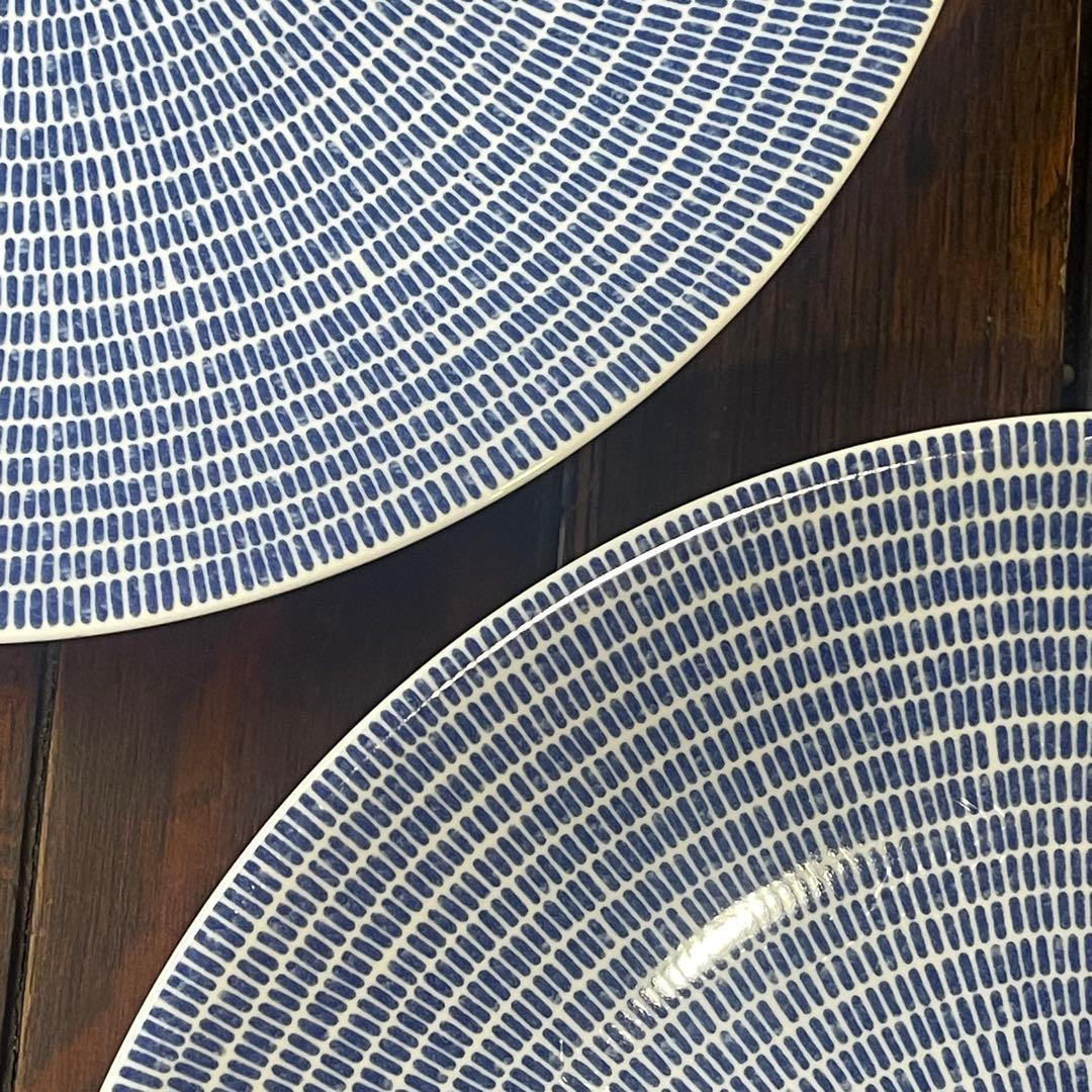 アラビア24hアベック プレート 26cm ブルー2枚セット