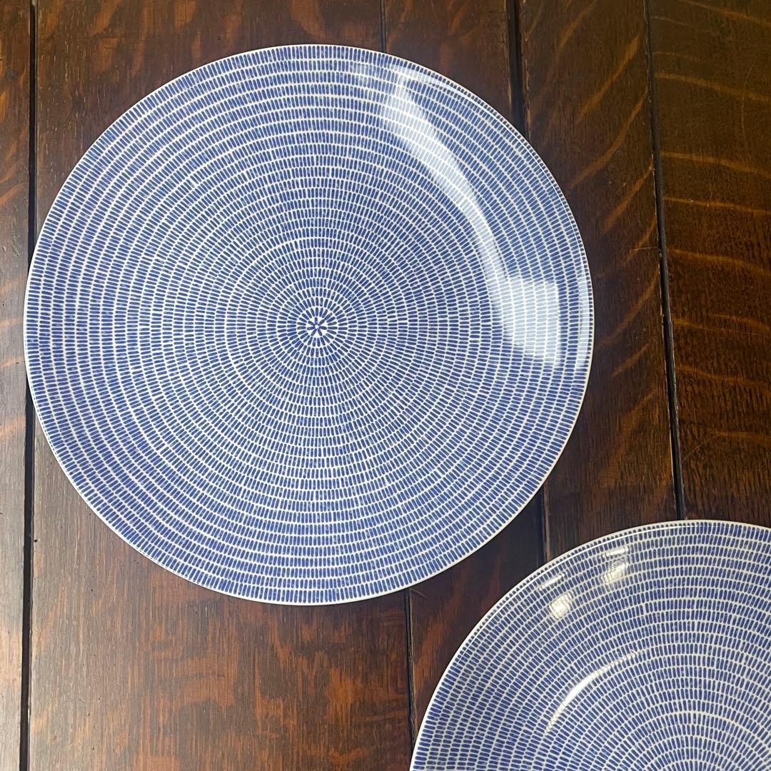 アラビア24hアベック プレート 26cm ブルー2枚セット