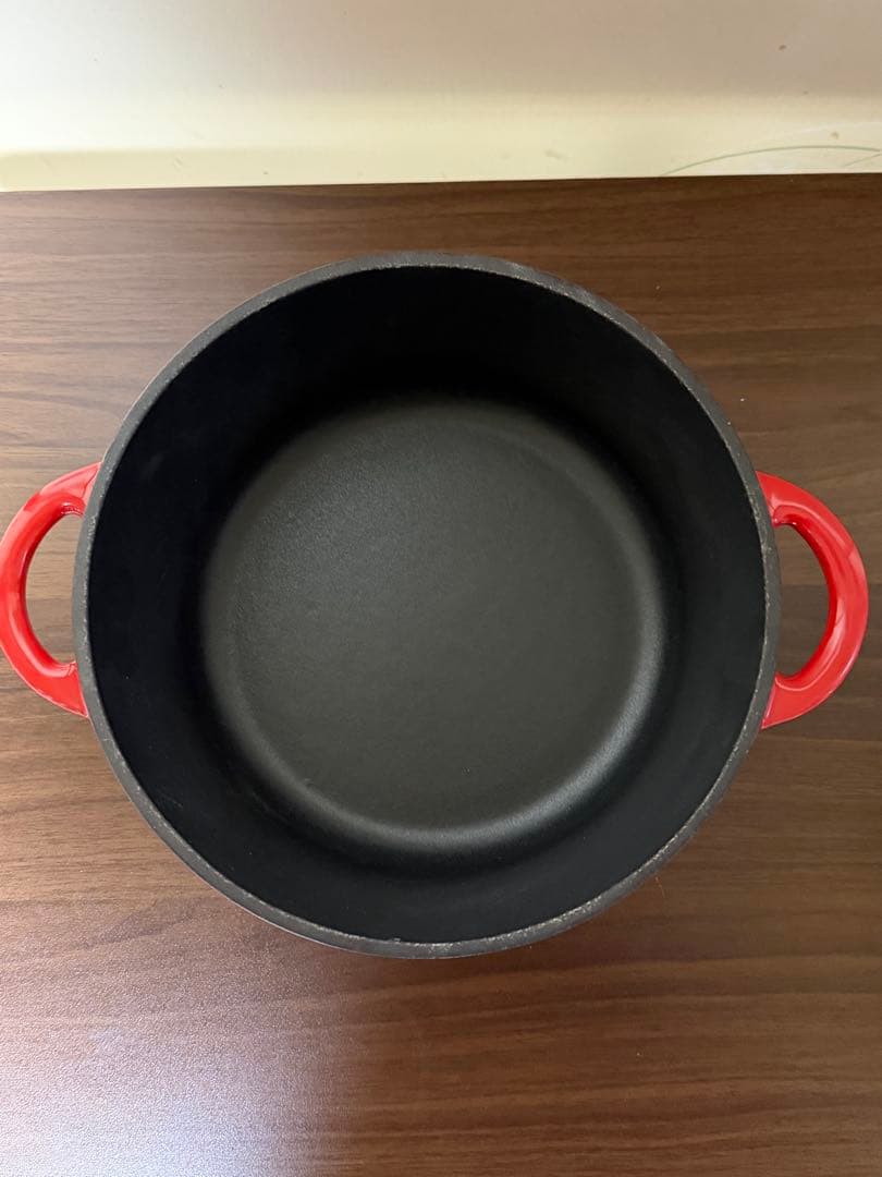 MEYER ミッキーマウス コラボ赤両手鍋(キャストアイアン)20cm