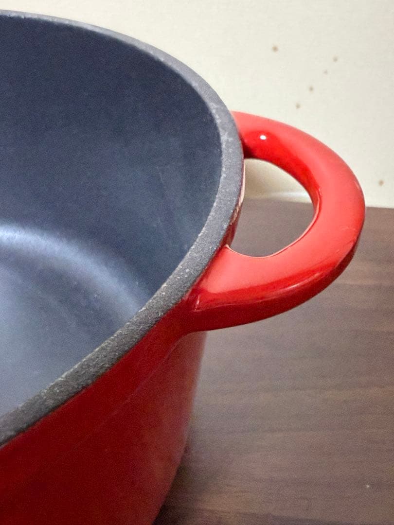 MEYER ミッキーマウス コラボ赤両手鍋(キャストアイアン)20cm