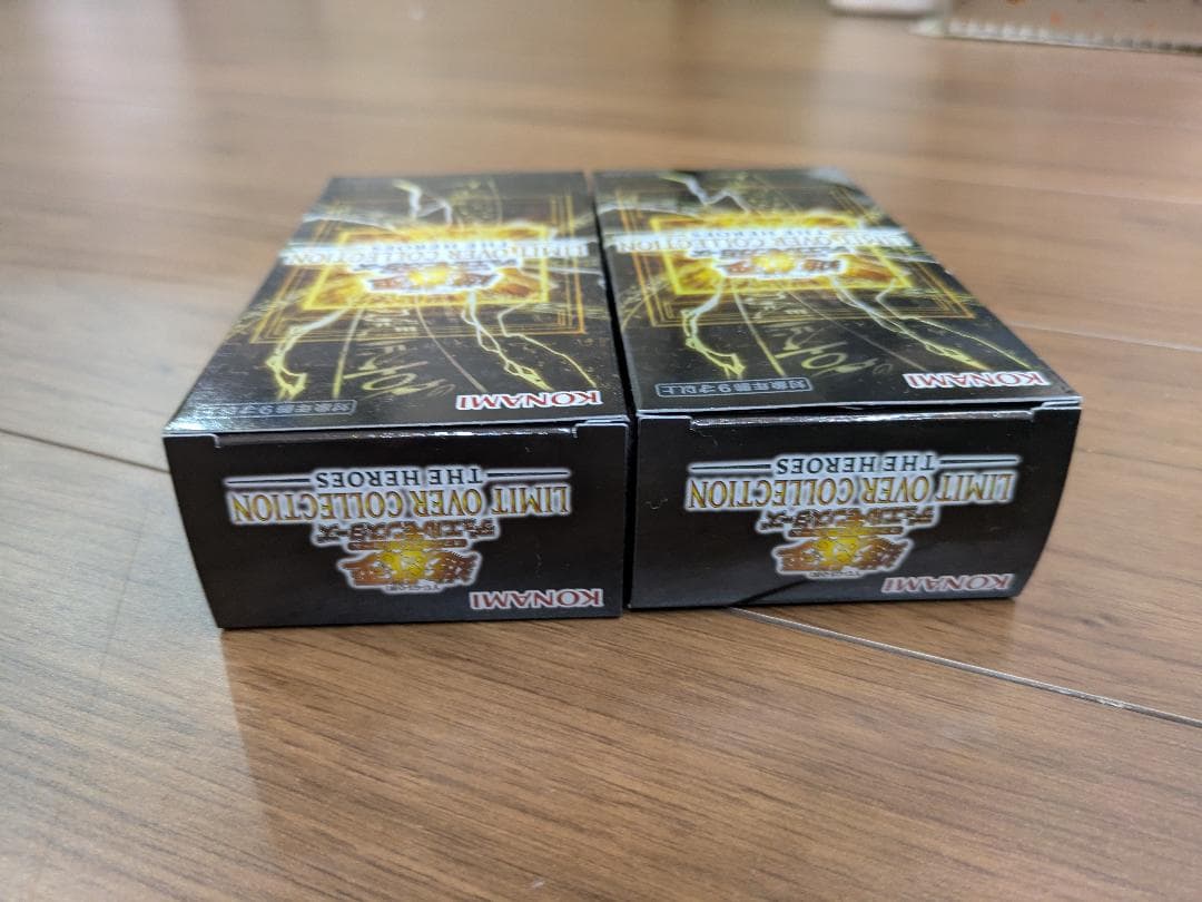遊戯王 リミットオーバーコレクション　ザ・ヒーローズ シュリンク無し 2BOX