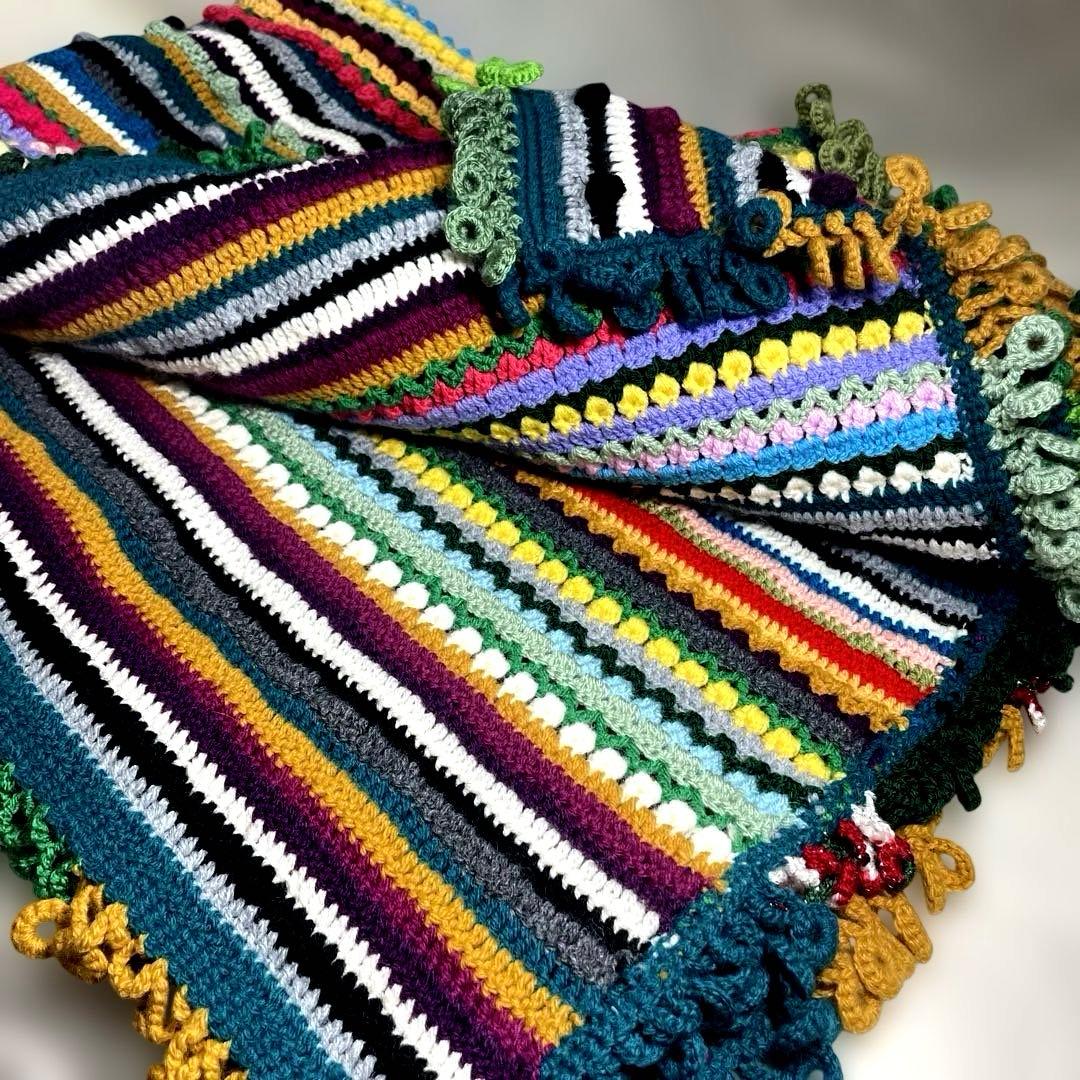 【handmade】★チューリップ畑★〜百花繚乱〜マルチカバーインテリアビッグS