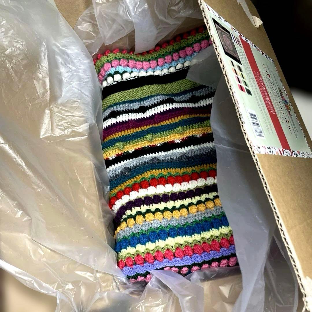 【handmade】★チューリップ畑★〜百花繚乱〜マルチカバーインテリアビッグS