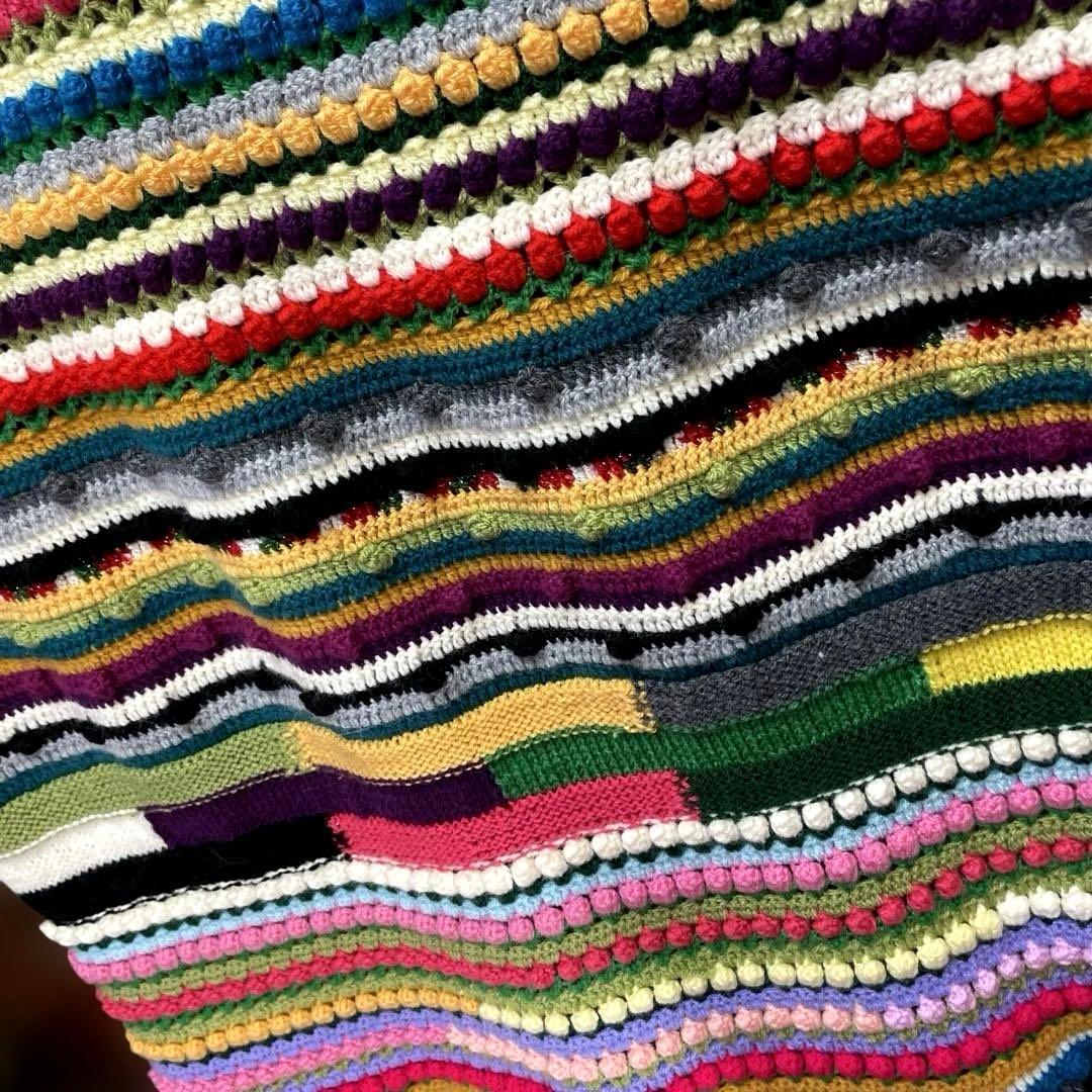 【handmade】★チューリップ畑★〜百花繚乱〜マルチカバーインテリアビッグS